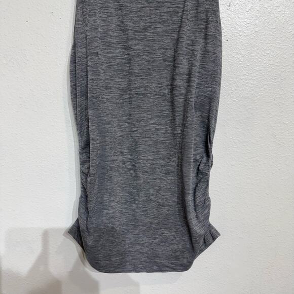 Athleta Gray Speedlight Seamless Ruched Tank Top  Sz S - Picture 4 of 10